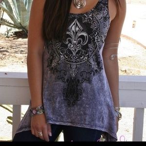 MINERAL WASHED TUNIC